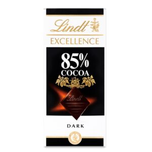 Barra De Chocolate Negro 85% Lindt Excellence 100 Gr