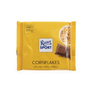 Chocolate Con Leche Y Hojuelas De Maiz Ritter Sport 100 Gr