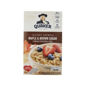 Avena Instantánea Maple/Azucar Quaker 15.1 Oz