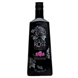 Crema de Tequila Sabor Fresa Rose Tequila 70 Cl