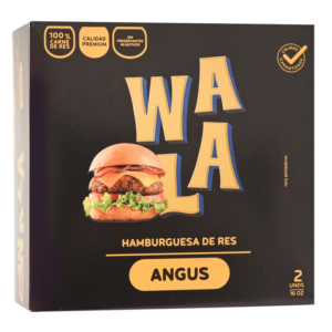 HAMBURGUESA ANGUS WALA 8 OZ / 2 UND