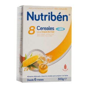 Papilla 8 Cereales Y Miel Con Calcio Nutriben 300 Gr