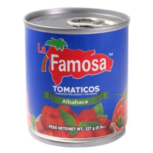 Tomates Con Albahaca La Famosa 8 Oz