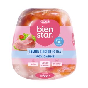 Jamon Cocido Reducido En Sal ElPozo BienStar, Lb