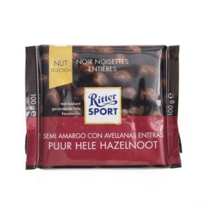 Chocolate Negro Con Avellanas Ritter Sport 100 Gr