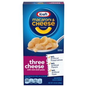 Pasta Macarrones Con Tres Quesos Kraft 7.25 Oz