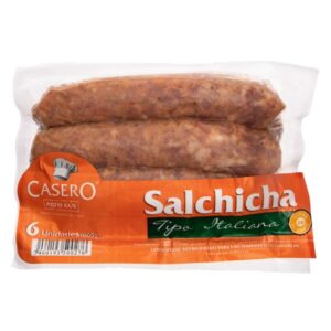 Salchicha Tipo Italiana Casero 6 Und/Paq