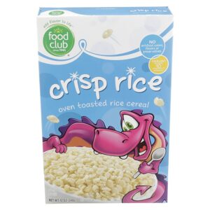 Cereal Crisp Rice Food Club 12 Onz