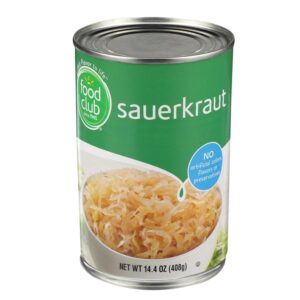 Repollo Agrio Sauerkraut Food Club 14.4 Onz