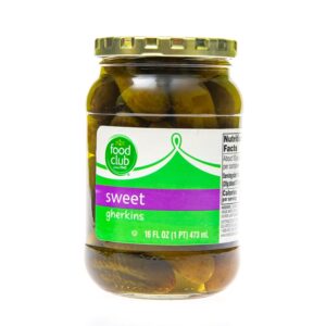 Pepinillo Dulce Entero Gherkins Food Club 16 Onz