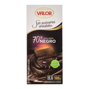 Chocolate Negro 70% Cacao Sin Azucar Valor 100 Gr