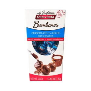Bombones De Chocolate Con Leche Sin Azucar Delaviuda 150 Gr