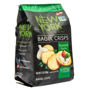 Bagel Crisps Roasted Garlic New York Style 7.2 Onz