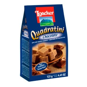 Galletas Quadratini Cacao Loacker 125 Gr
