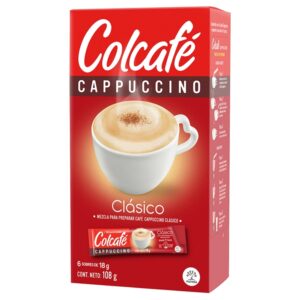 Capuccino Clásico Colcafe 6 Und/Paq