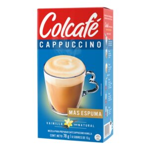 Capuccino Sabor Vainilla Colcafé 6 Und/Paq