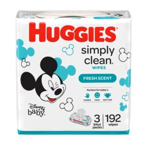 Toallitas Húmedas Para Bebe Simply Clean Huggies 192 Und/Paq