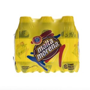 Malta Morena Botella Pet 8 Onz, 6 Und/Paq