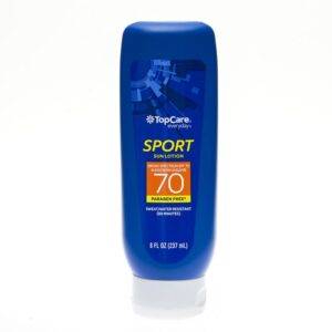 Protector Solar Locion Sport Spf 70 Top Care 8 Onz