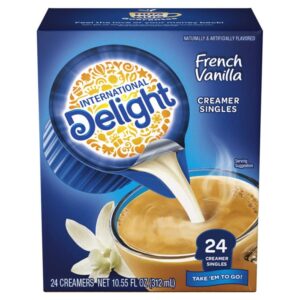 Crema Liquida Para Cafe Sabor Vainilla Francesa International Delight 24 Und