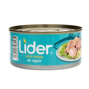 Atun En Trozos Y Agua Lider 6 Onz