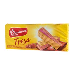 Galleta Wafer Con Relleno Sabor Fresa Bauducco 142 Gr