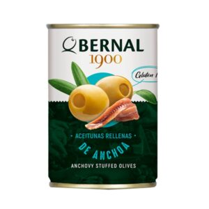 Aceitunas Rellena De Anchoa Bernal 120 Gr