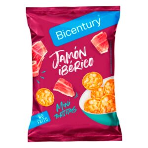 Mini Tortitas De Maíz Sabor A Jamón Bicentury 70 Gr