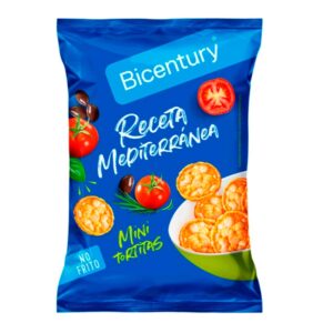 Mini Tortitas De Maíz Sabor Mediterráneo Bicentury 70 Gr