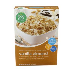 Cereal De Vainilla Y Almendras Food Club 12.4 Onz