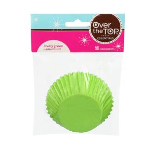 Capacillos Especiales Para Hornear Cupcakes, Color Verde.
