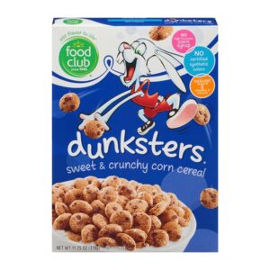 Cereal Cookie Crisp Dunksters Food Club 11.25 Onz