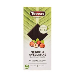 Chocolate Negro Con Avellanas Con Stevia Torras 125 Gr