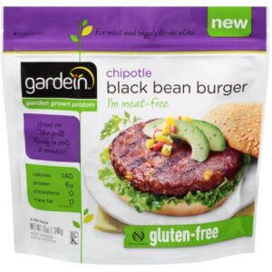 Hamburguesa De Frijoles Negros Sin Gluten Gardein 12 Onz
