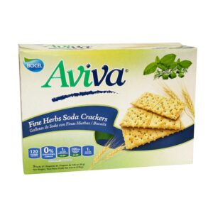 Galleta De Soda Finas Hierbas Aviva Peq 9 Und/Paq