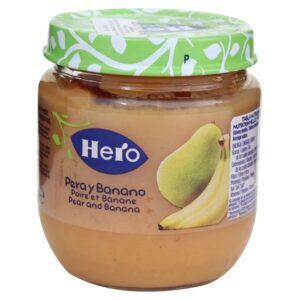 Compota De Banana Y Pera Hero Baby 115 Gr
