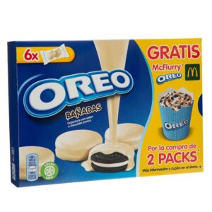 Galletas De Chocolate Cubierta En Chocolate Blanco Oreo 246 Gr