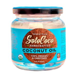 Aceite De Coco Virgen Solococo 14 Onz