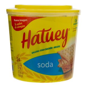 Galletas De Soda Hatuey Cubo Plastico 24 Und/Paq