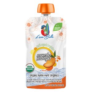 Compota Orgánica Mucho Mango Loco Bebé 113 Gr
