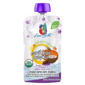 Compota Orgánica Caribbean Pumpkin Loco Bebé 113 Gr