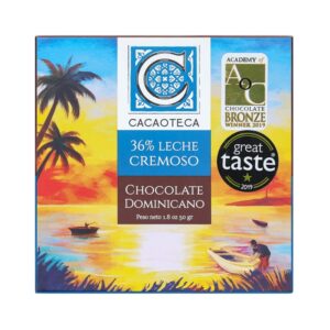 Chocolate Con Leche Cremoso 36% Cacao Cacaoteca 50 Gr