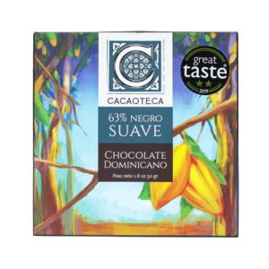Chocolate Negro Suave 63% 1.8 Oz Cacaoteca