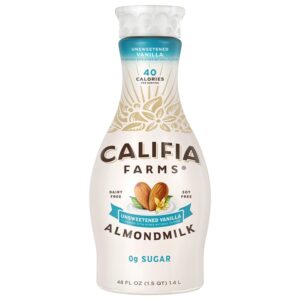 Bebida De Almendra Con Vainilla Sin Azucar Califia 48 Onz