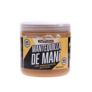 Mantequilla De Mani Con Endulzante Natural Virgin Nature 16 Onz