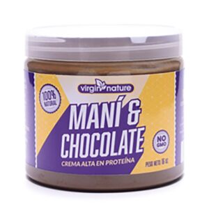 Mantequilla De Mani Y Chocolate Virgin Nature 16 Onz