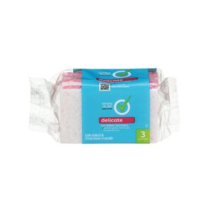 Esponja Para Fregar Para Objetos Delicados Simply Done 3 Und/Paq