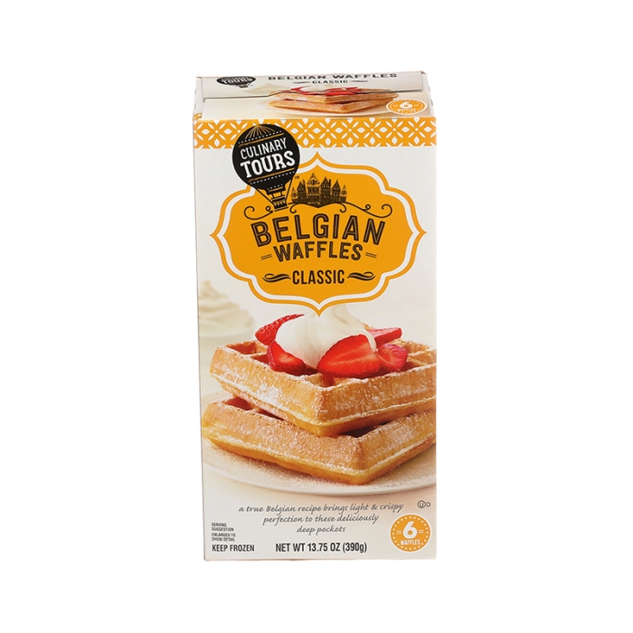 Waffles Estilo Belga Culinary Tours 13.75 Onz