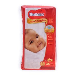Pañales Little Snugglers Paso 1 Huggies 35 Und