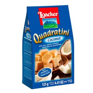 Galletas Quadratini Coconut Loacker 125 Gr